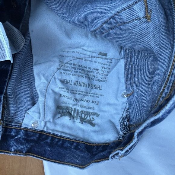 Levi Jeans 550 Mens Size 36x36 Straight Leg Blue Denim - Picture 11 of 11